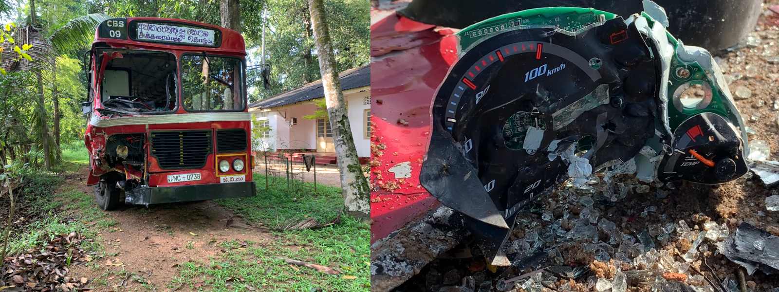 නාරම්මල රිය අනතුරකින් පුද්ගලයින් තුන් දෙනෙකු මරුට